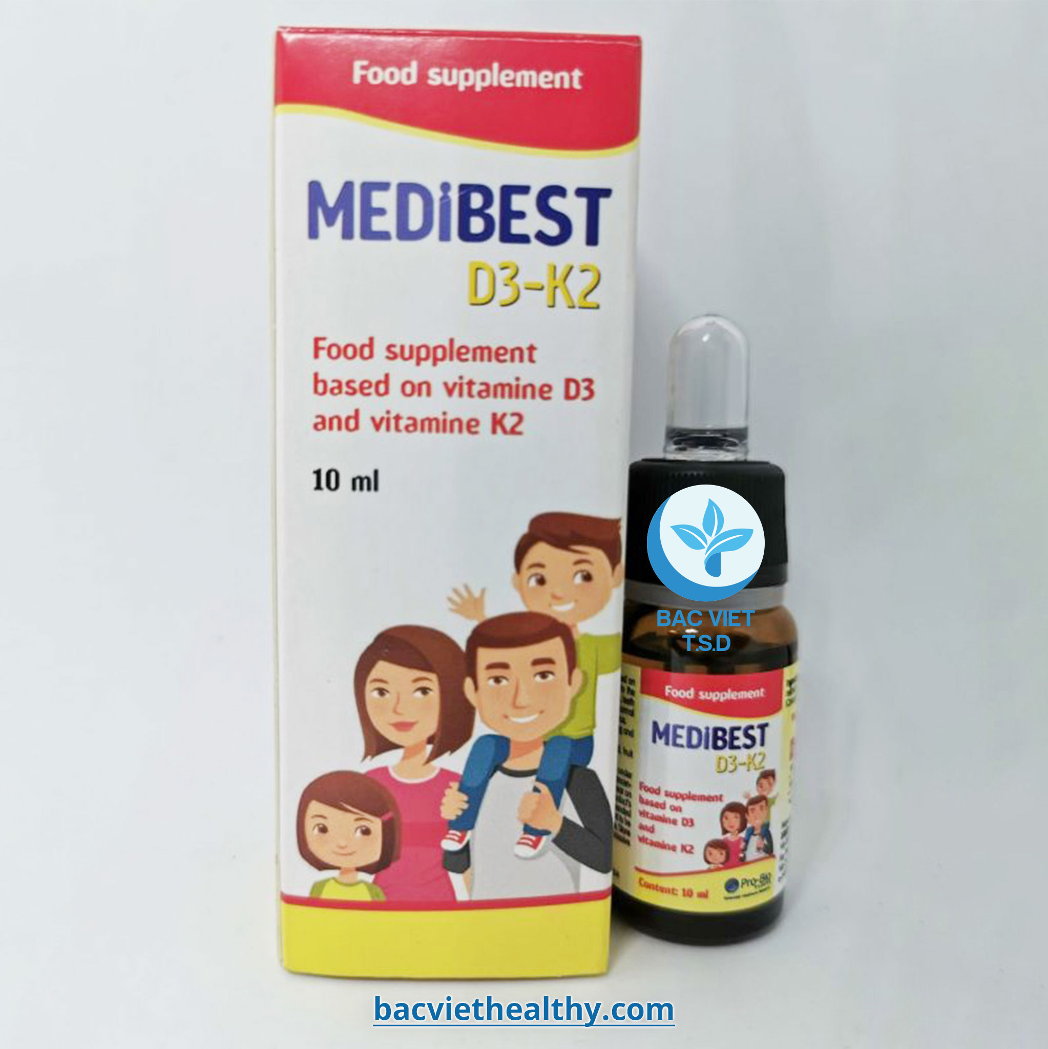 Medibest Vitamin D3 K2 Hỗ Trợ Phát Triển Chiều Cao Cho Trẻ